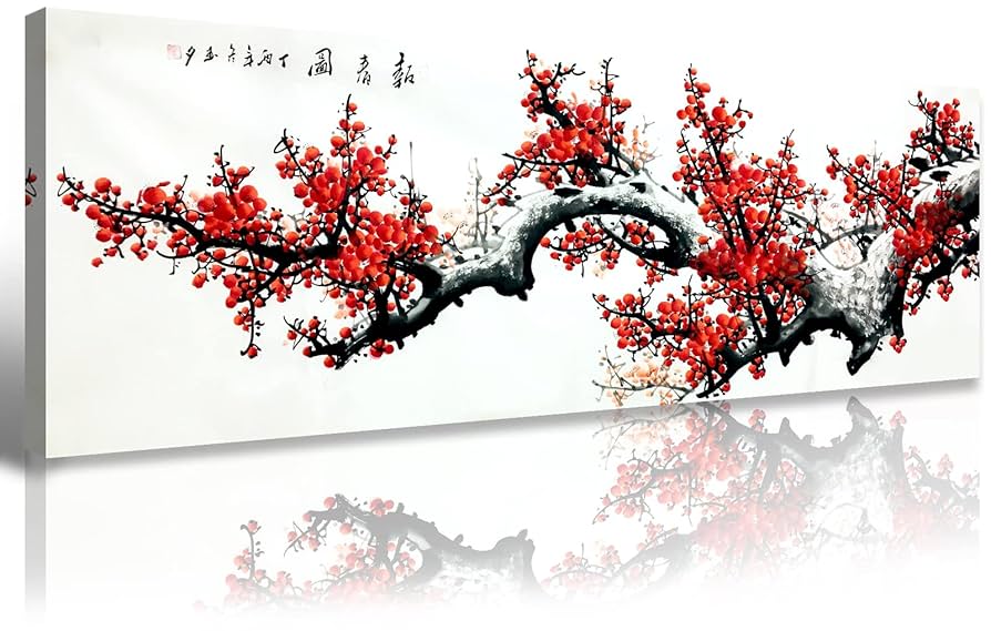 Amazon.com: JiazuGo Asian Wall Art Chinese Painting Decor